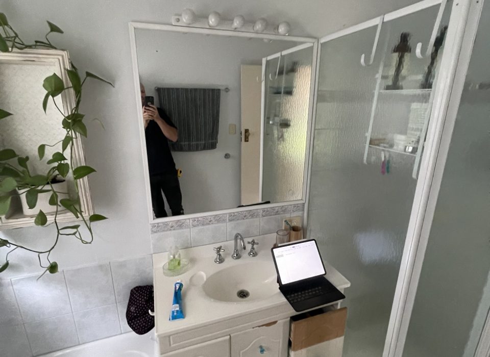 Como Bathroom Renovation photo showing room before renovation